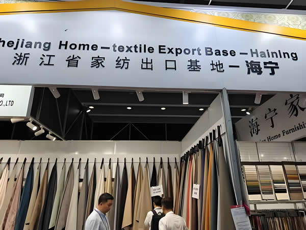 Haining Zhejiang China manufacturing hub for fabric upholstery furniture - sofa, chair, ottoman and pillow production