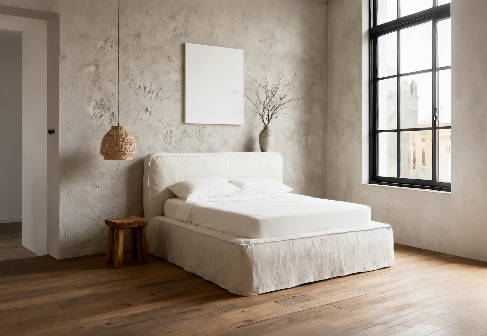 2533 Grace Cotton Slip-cover Bed